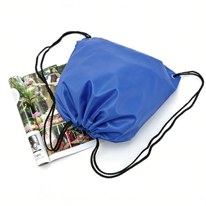 Heavy Duty Cheap Waterproof Polyester Bags Sports Custom Shoes Gym Sack <b>Drawstring</b> <b>Backpack</b> With Logo Printed - Product Image 4