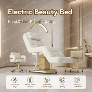 Cama de <span class=keywords><strong>Belleza</strong></span> Eléctrica Moderna Madamcenter con 3 Motores, Diseño Ergonómico, Cuero Sintético - Muebles de Salón para Centros de Estética - Product Image 3