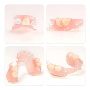 Prothèse dentaire durable en résine, base rose, prothèses amovibles flexibles, impression 3D dentaire, base flexible - Product Image 2