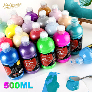 Pintura Acrílica Xin Bowen en Envase Jumbo de 500 ml, 33 Colores <span class=keywords><strong>para</strong></span> Pintores y Arte en Lienzo - Pinturas de Alta Calidad - Product Image 6