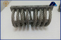 Isolateur de vibrations et amortisseur à ressort en acier inoxydable/aluminium durable, certifié ISO9001, garantie 1 an