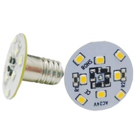 Carnival Company - Bombilla LED E10 E14 de 32 mm, 12 LED, Luz Blanca Cálida, Lámpara LED para Atracciones, Luz LED para Carrusel