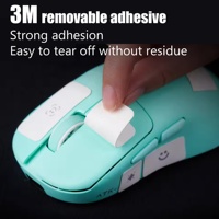 Bande adhésive pour souris personnalisée pré-découpée, universelle, 0,3 mm, ultra-fine, en polyuréthane, absorbant la transpiration, antidérapante, pour souris de jeu Esports