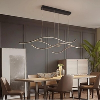 JYLIGHTING Lustre de restaurant design moderne, personnalité créative, style minimaliste, lampe LED simple et moderne pour bar, bureau