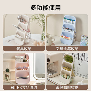 Support à couverts de cuisine ovale, drainable, multifonctionnel, grande capacité, organisateur de rangement pour fourchettes, cuillères et baguettes - Product Image 5