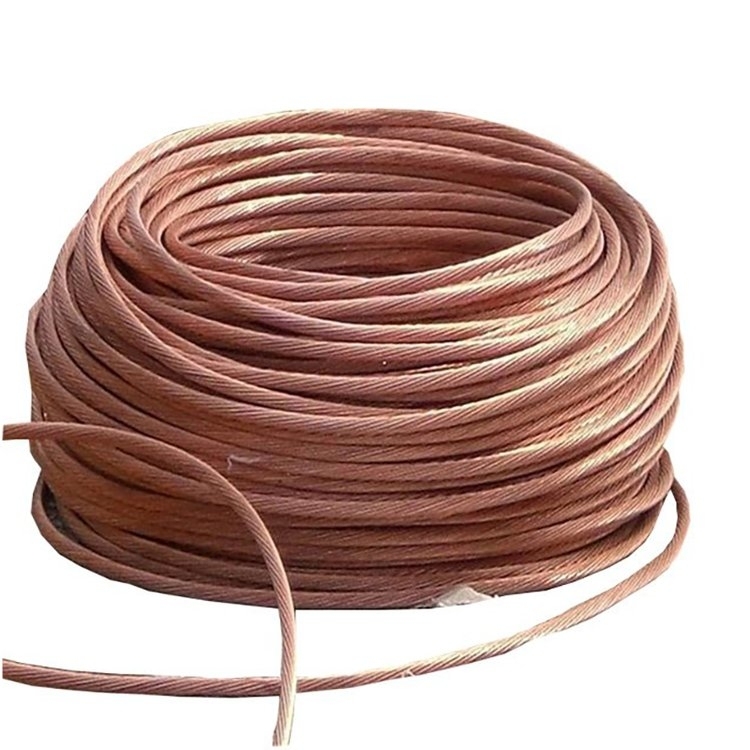 <strong>Copper</strong> Weld CCS Strand Wire <strong>Copper</strong> Clad Steel <strong>Earthing</strong> Cabe <strong>Copper</strong> Stranded 95mm2 Electric <strong>Cable</strong> Wire Earth Grounding <strong>Cable</strong>