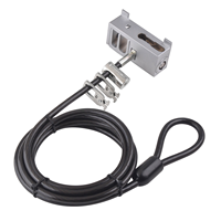 Verrou de câble universel pour ordinateur portable YH3674 - Verrou à combinaison antivol avec plaque d'ancrage résistante aux coupures pour ordinateurs portables