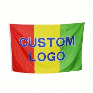 All Color Wholesale 150D Polyester Flying Customized Logo Printing 3*5ft Custom <b>Flags</b> - Product Image 2