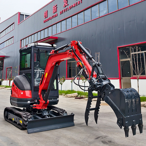 Esportazione escavatore motore diesel con cingolato-tipo Mini escavatore scavando cabina Multi-funzione macchinari per la vendita - Product Image 2
