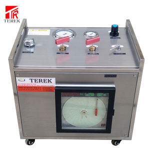 <span class=keywords><strong>Banco</strong></span> de prueba hidrostático portátil, bomba de refuerzo de líquido neumática de alta presión, con gráfico barton Recorder - Product Image 5