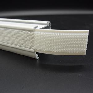 รางหน้าต่างแบบทางเดียว,รางบังแดดโรมันและอุปกรณ์เสริมรางอลูมิเนียมหัวกลมสำหรับชิ้นส่วนตาบอดโรมัน - Product Image 4