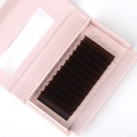 SP EYELASH Marque Privée 0.07mm C D M L Curl Plateaux de Cils Classiques Noir Mat Velours Faux Vison Extensions de Cils Individuelles