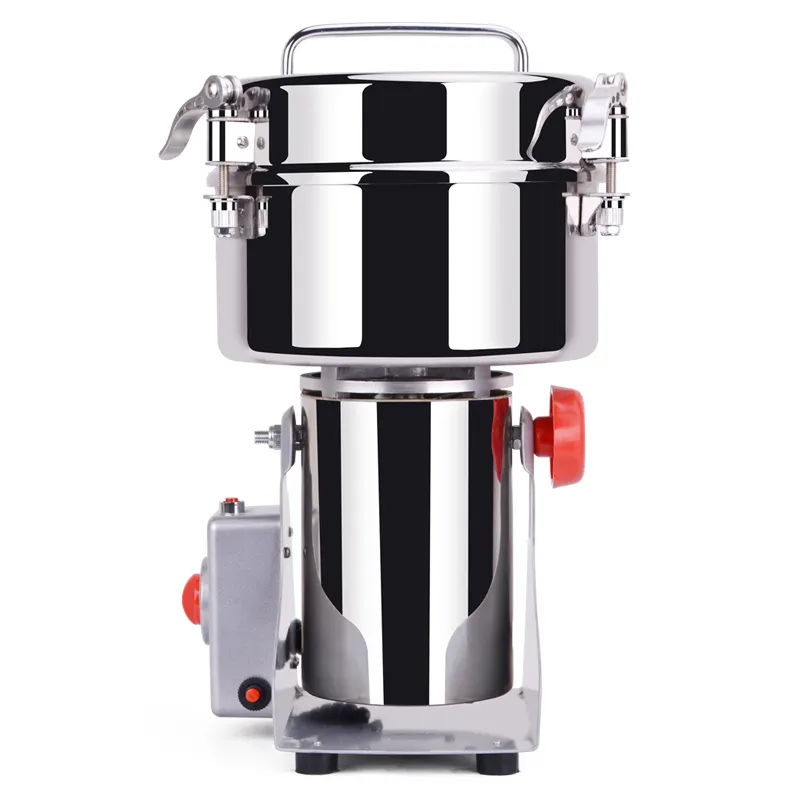 DAMAI 2000g Kommerzielle Schaukel-Gewürzmühle Trocken futter Kaffeemühle Maismehl-Fräsmaschine
