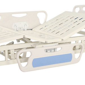 Cama de Hospital Manual de Tres Funciones para Enfermería y Cuidado Médico, 2150*1060, con Barandilla y Ruedas Silenciosas - Product Image 3