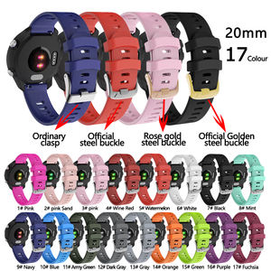 Accessoires de montre étanches IVANHOE pour <span class=keywords><strong>Garmin</strong></span> <span class=keywords><strong>Venu</strong></span> 20mm Smartwatch Strap Soft Silicone Sport Intelligent Bracelet Band - Product Image 5