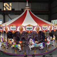 Carrousel de luxe Nova Rides à 36 places, attraction familiale pour parc d'attractions CTD-36-CITY, manège, prix