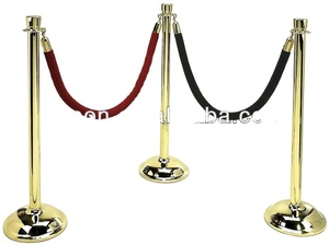 Barrière de contrôle de foule pour événements personnalisés, vente en gros, barrière de circulation rétractable en acier inoxydable, poteaux de barrière avec corde en velours - Product Image 6