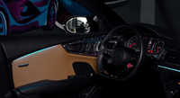 Kit d'éclairage d'ambiance LED dynamique et coloré pour Audi A7 C7 2012-2018, style OEM, panneau de garniture intérieur, mise à niveau de l'éclairage intérieur, commande MMI.