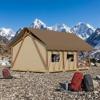 Tentes de glamping panoramiques de luxe imperméables, maisons préfabriquées en acier et béton, conteneurs habitables, fabrication OEM, livraison rapide, durables