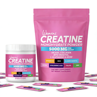 Poudre de Créatine Monohydrate OEM, BCAA, Myo-Inositol, Collagène, Biotine, Fer, Zinc, D-Chiro-Maca, Digestion, et Complément pour la Construction Musculaire par Clean Nutra