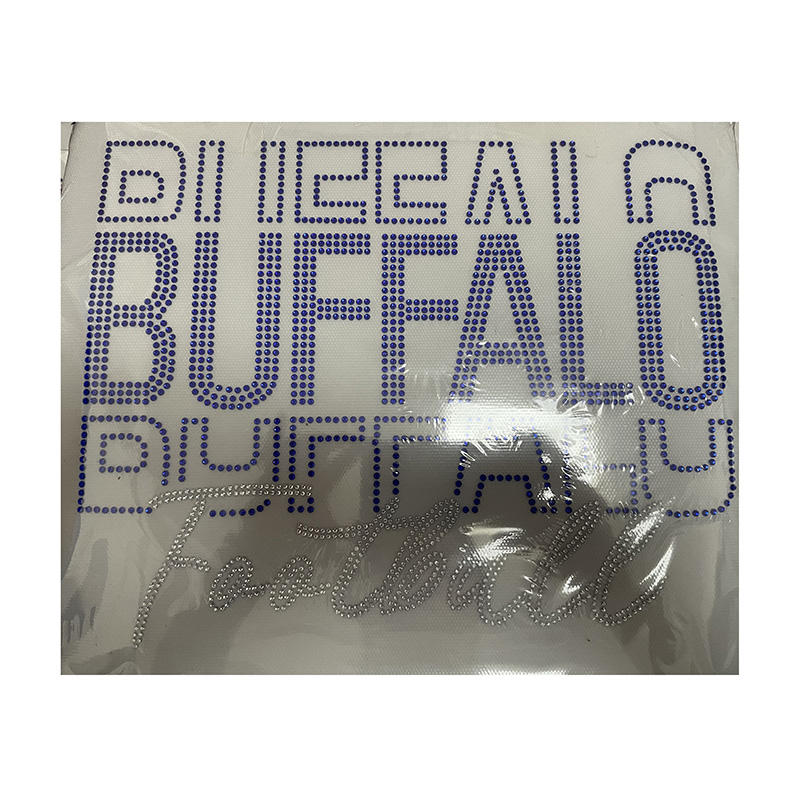Fast Turnaround Factory Custom Football Buffalo Rhinestone Transfer ...