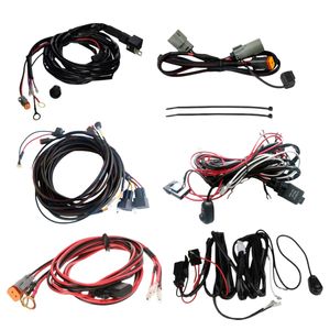 汽车 HID LED 单双输出灯线束保险丝 40A 继电器开关防水开关线束线束制造商 - Product Image 1