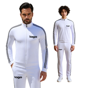 Vêtements de sport pour hommes en gros avec fermeture éclair Maillot de football Kits de football Logo personnalisé Survêtement de football Vestes de football Survêtement de sport - Product Image 5