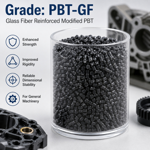 Gránulos de Plástico FX PBT GF15, Reforzados con 15% de Fibra de Vidrio, Alta Rigidez y Estabilidad Dimensional para Piezas Estructurales - Product Image 2