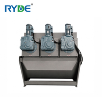 Machine de déshydratation des boues Ryde RDL403 avec moteur PLC et boîte de vitesses, taux de réduction de l'eau de 95 %, capacité de 330-480 kg/h