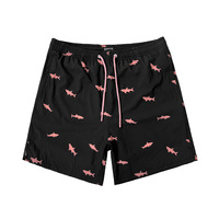 Shorts de plage pour hommes transfrontaliers à succès, double couche, grande taille, séchage rapide, coupe ample, jambe droite, respirants, pour le surf