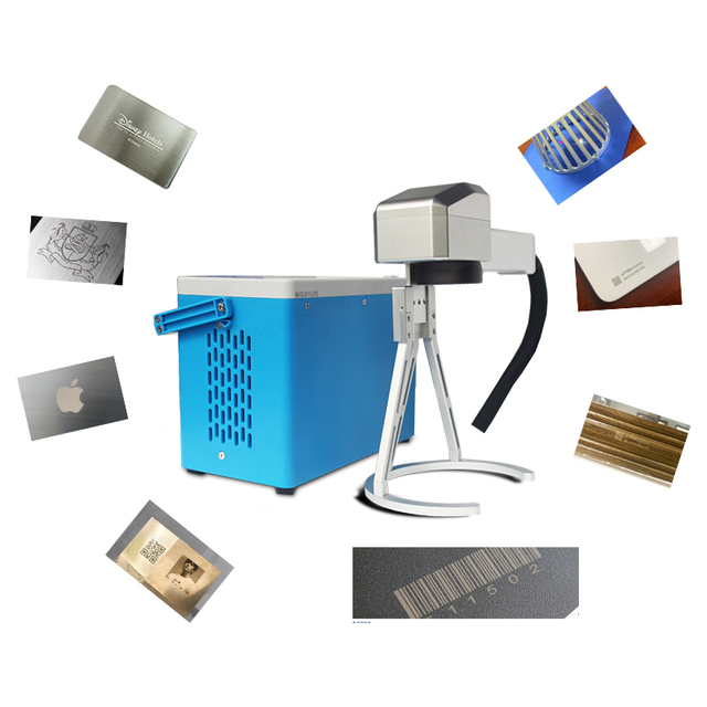Desktop Metal Engraver Marker Lazer Engraving 20w Portable Mini Handheld Laser Metal Marking Machine