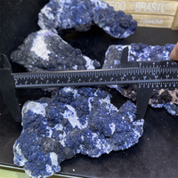 Kristal Kuarsa Alami Berkualitas Tinggi Grosir, Kerajinan Cluster Kristal, Batu Mineral Mentah, Spesimen Batu Permata Fluorit Blueberry
