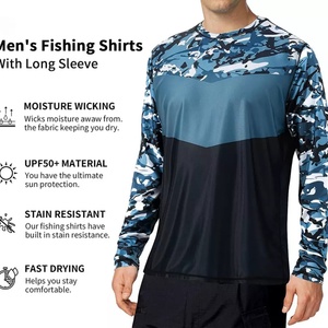 New Design Sublimation Custom Long Sleeve Fishing Shirt Fishing <b>Clothing</b> Fishing Wear for <b>Mens</b> - Product Image 5