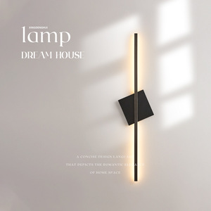 Lámpara de Pared Larga Minimalista de Alta Gama para Sala de Estar que Irradia Luz de Lujo; Decoración de Rejilla para Pared de Fondo de TV; Nueva - Product Image 3