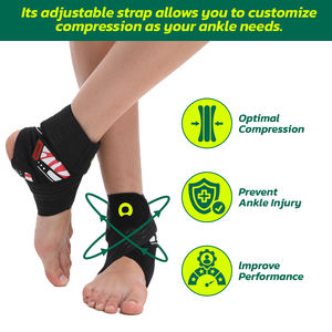 Estabilizador de Tobillo con Compresión 360 y Correa en Y, Transpirable, Ajuste Delgado, para Prevención de Lesiones Deportivas, Unisex, Protección Invernal - Product Image 3