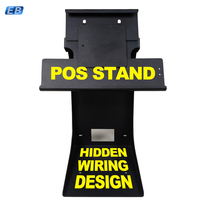 Soporte de Impresora para Terminal POS de Escritorio PS-20A, Soporte Metálico Ajustable con Inclinación para Tablets de 7-13 Pulgadas, para Kioscos de Pago