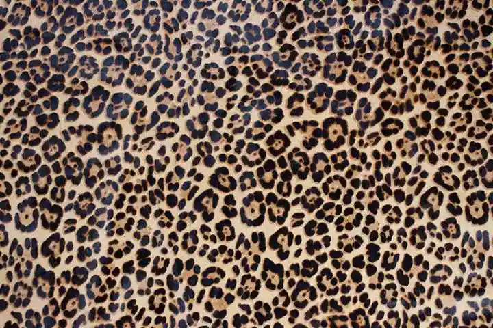 Material de cuero genuino de pelo de vaca con estampado de leopardo natural hecho a medida para la fabricación de zapatos