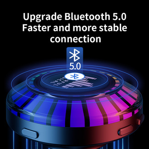 Loa Nhịp Điệu Âm Nhạc Đầy Màu Sắc Loa Bluetooth Mini Cầm Tay Loa Dẫn Truyền Ánh Sáng RGB <span class=keywords><strong>LED</strong></span> Tạo Không Khí - Product Image 3