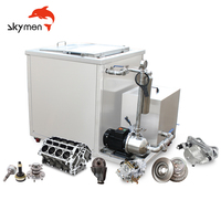 Nettoyeur à ultrasons industriel Skymen 640L avec filtre JTS-1120G 6000W, machine de nettoyage à ultrasons pour bloc moteur DPF, pistons