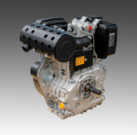 Moteur diesel monocylindre 7,6/8,6 kW 13 ch 499 cm³ TC192F(E) 3000/3600 tr/min, respectueux de l'environnement, Euro 5, injection directe