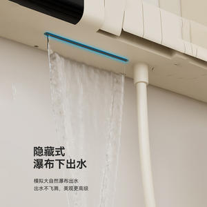 Estante de ducha montado en la pared de 400 mm con pantalla digital para organización del baño - Product Image 3