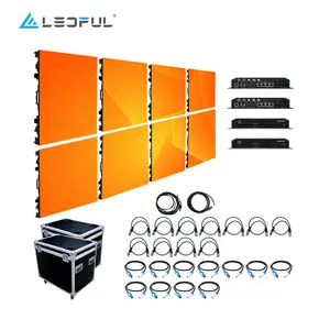 New Design High Refresh Rate Modular LED Screen Display Indoor P1.9 P2.6 P2.9 P3.91 Rental Aluminium Cabinet LED Video Wall
