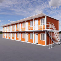 Maison mobile préfabriquée de luxe moderne et isolée de 40 pieds ou 20 pieds, deux chambres, à vendre, maison conteneur extensible