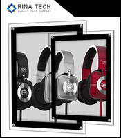 Cadre photo lumineux LED en acrylique ultra-mince haute précision Rina-Tech avec taille et alimentation personnalisables pour la production en série