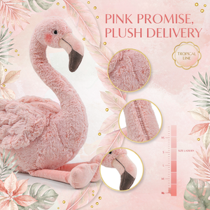 <span class=keywords><strong>Peluche</strong></span> Realistico <span class=keywords><strong>di</strong></span> <span class=keywords><strong>Fenicottero</strong></span> Rosa Personalizzato per Souvenir Turistici e Decorazioni per Feste, Vendita all'Ingrosso - Product Image 1