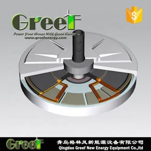 Generador de Eje Vertical PMG sin Núcleo de 300w-10kw, Generador Eólico de 80rpm-180rpm - Product Image 2