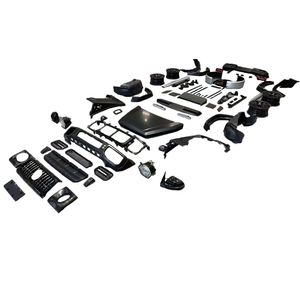 Kit carrosserie complet style G63 AMG pour Suzuki <span class=keywords><strong>Jimny</strong></span> 3 portes 5 portes JB74 JB64 2019-2025, kit de conversion, pare-chocs avant, pare-chocs arrière, capot - Product Image 3
