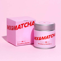 Boîtes en fer blanc rondes hermétiques de qualité alimentaire RTS 60*60/68/105mm, vides, 30g 40-50g, pour café, matcha en poudre, emballage alimentaire