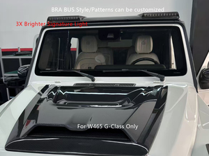 Barre <span class=keywords><strong>LED</strong></span> de toit CS W465 pour Mercedes Benz Classe G W465 G63 Style <span class=keywords><strong>BBS</strong></span> Pièces en fibre de carbone sèche - Product Image 2