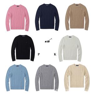Pulls en tricot à fermeture éclair sur le côté, broderie de petit cheval sur la poitrine gauche avec étiquettes réelles R L, manches longues, <span class=keywords><strong>pull</strong></span> pour homme - Product Image 4